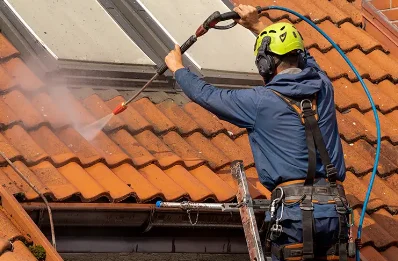 Démoussage et hydrofuge de toiture à Orrouy